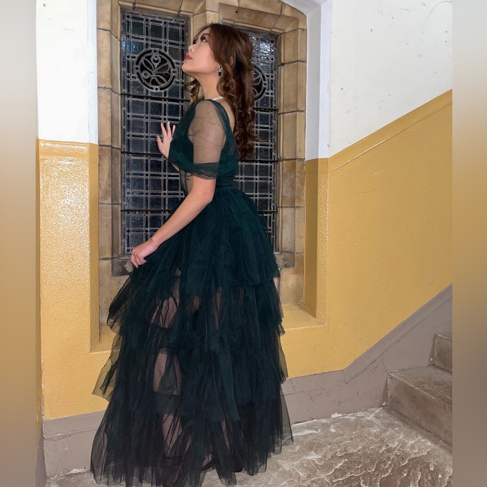 💚 GORGEOUS FORMAL EVENING DRESS 💚